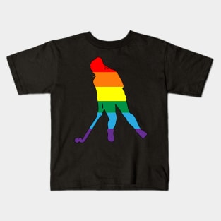 Field Hockey: Queer/Gay Pride Kids T-Shirt